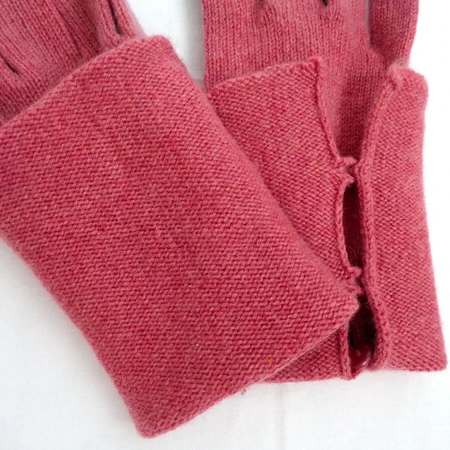 Жіночі кашемірові рукавички женские кашемировые удлинённые перчатки 7