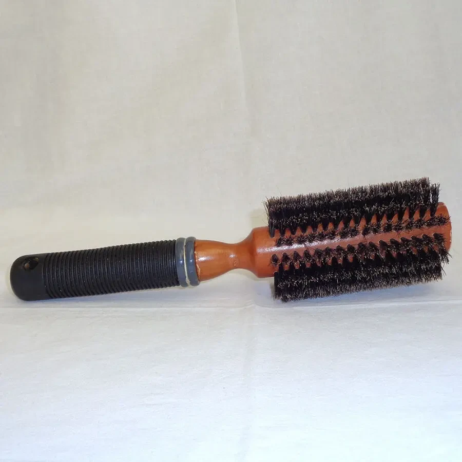 Брашинг кругла щітка для укладки волосся 24 см. натуральна щетина 2