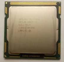 Процессор Intel Core i7-860 4 ядра/8 потоков 2,8-3,46 ГГц2,8-3,46 ГГц