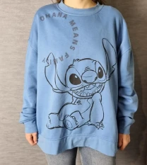 Світшот блакитний disney lilo and stitch