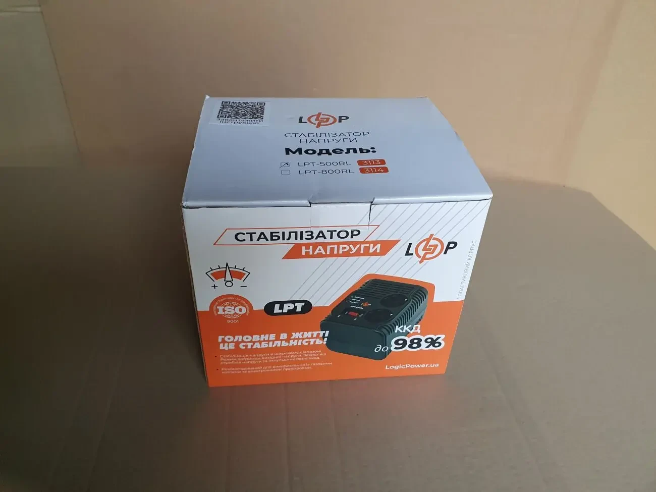 Стабилизатор Logicpower LPT-W-500RL  (250 BT), новый 8