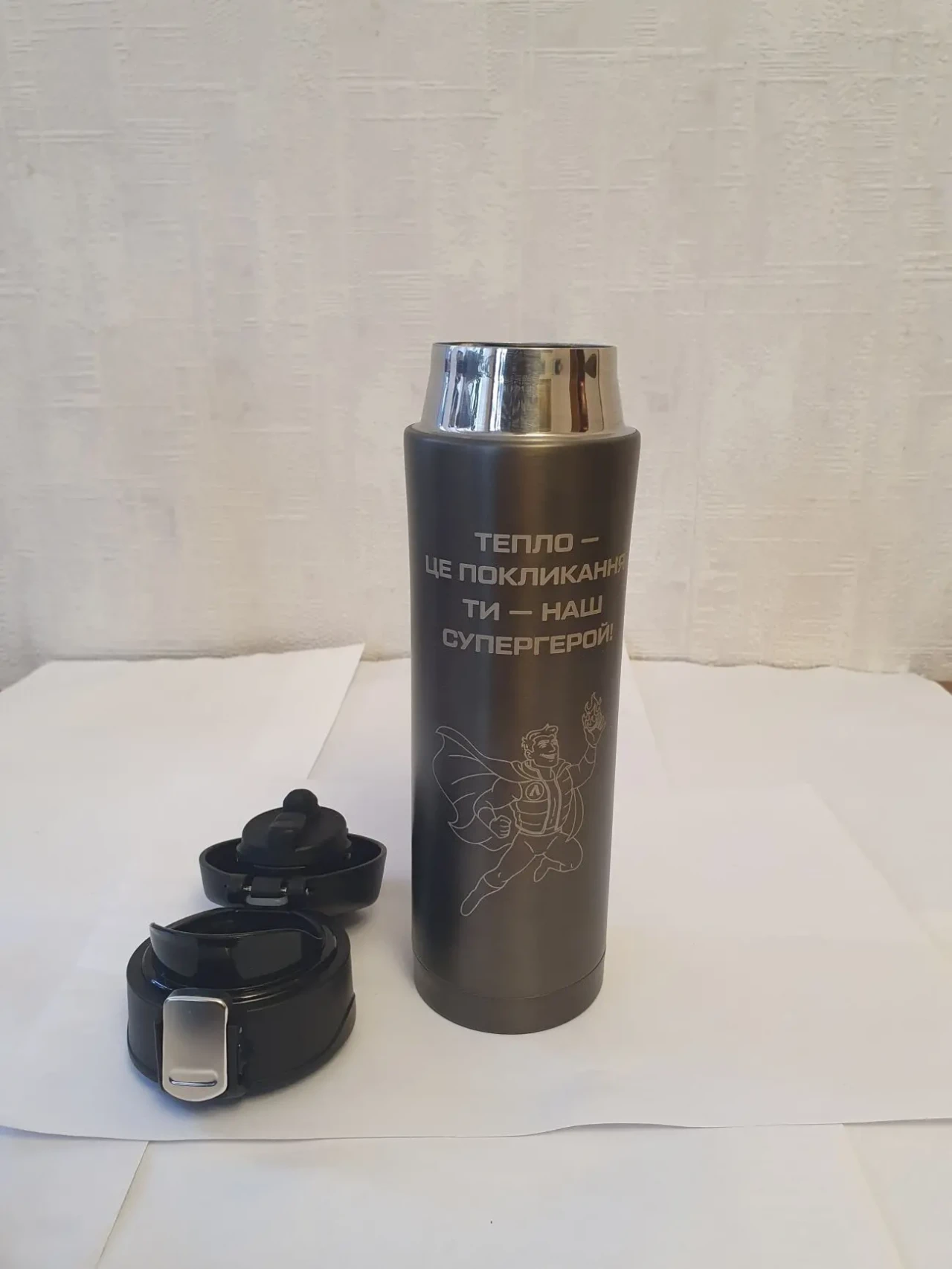 Термокружка, термос-кружка (объем 420 мл), новая 7