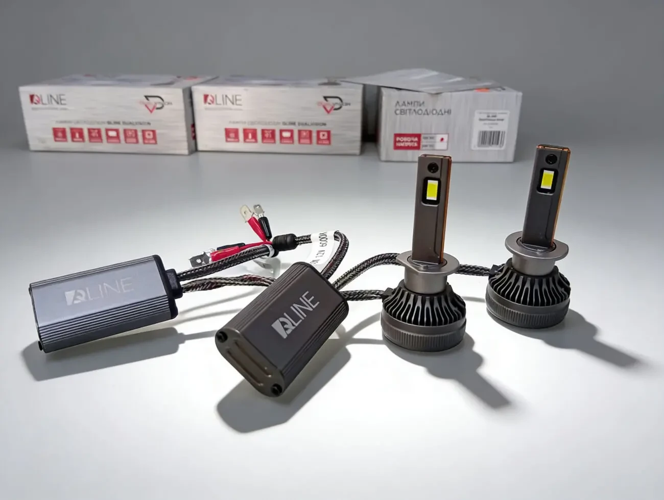 Лампи світлодіодні QLine DualVision 65W H1 6000K 3