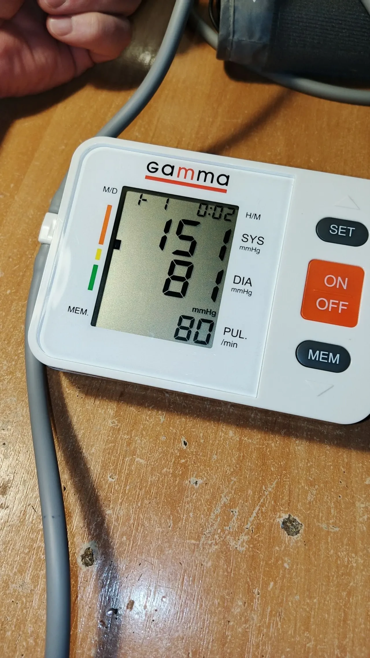 Тонометр полуавтоматический Gamma Semi Plus (Бренд Великобритания) 5