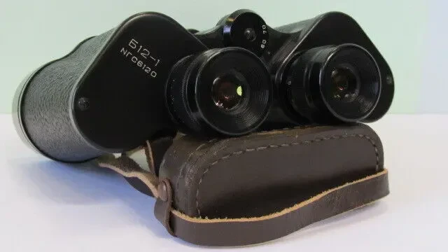 Армейский бинокль Б12-1 с дальномерной сеткой ЗОМЗ-1984г.СССР.Новый 2