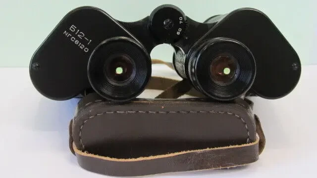 Армейский бинокль Б12-1 с дальномерной сеткой ЗОМЗ-1984г.СССР.Новый