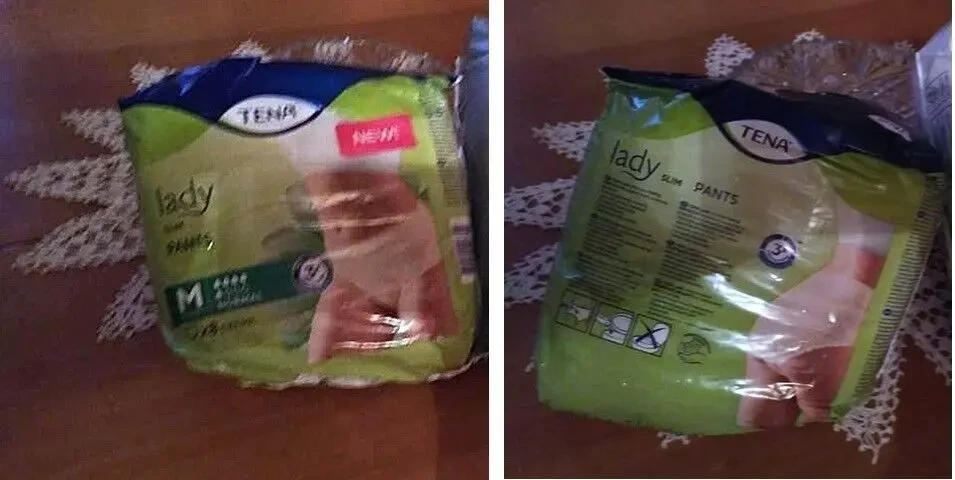 Трусы Подгузники для взрослых Jessa L 8 капель, Tena Slim M к 3