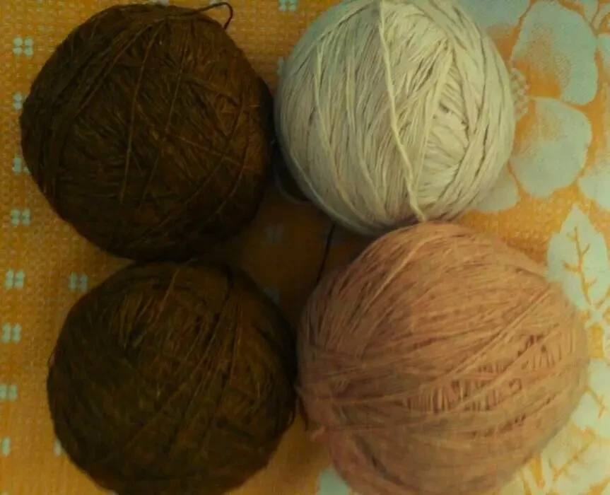 Для детских теплых вещей шерсть пряжа 3 цвета 6