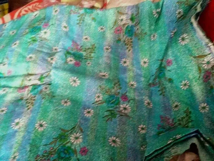 Ткань Тканина нова бавовна хлопок квітковий принт довжина 11 метрів 6