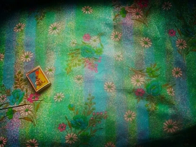 Ткань Тканина нова бавовна хлопок квітковий принт довжина 11 метрів 5