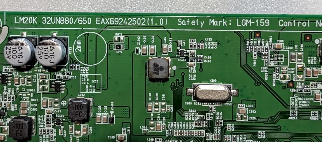 Новий Main Board EAX69242502 (1.0) для монітора LG 32UN88A 2