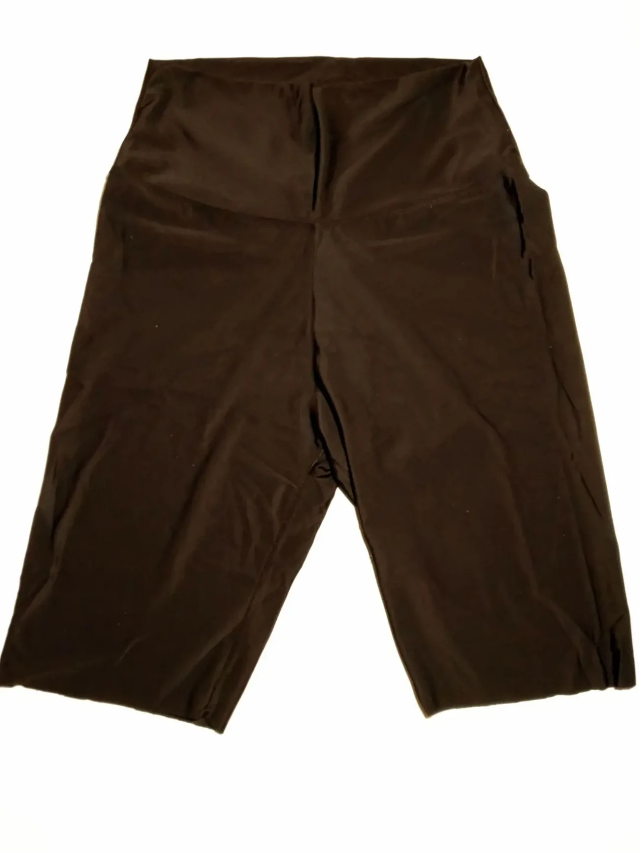 Шорты бриджи 10 с м черные, тренировочные, эластан, гладкие мягкие