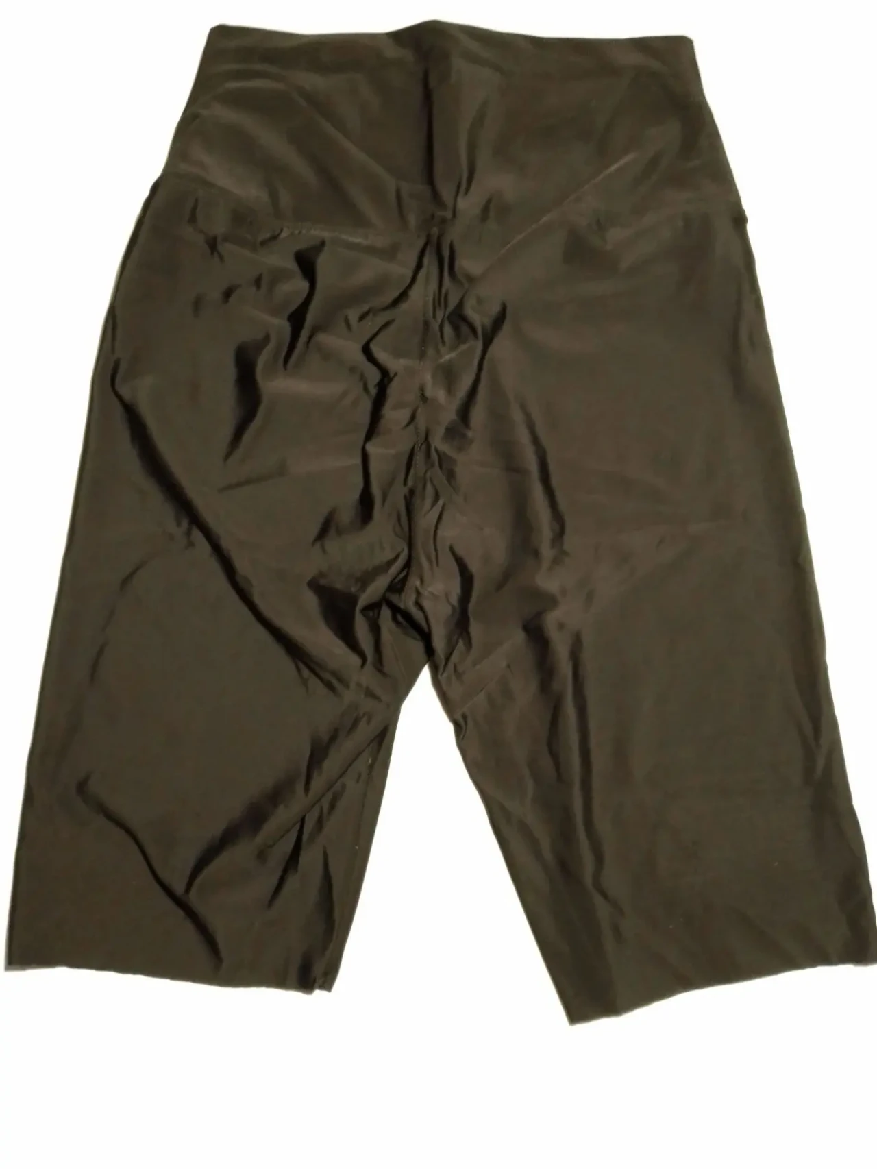 Шорты бриджи 10 с м черные, тренировочные, эластан, гладкие мягкие 2