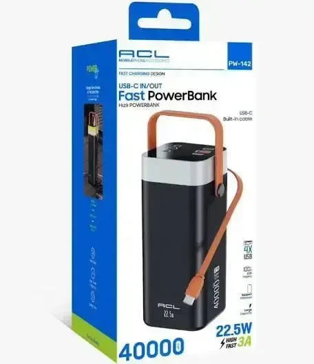 Портативний зарядний пристрій ACL PW-142 Fast PowerBank