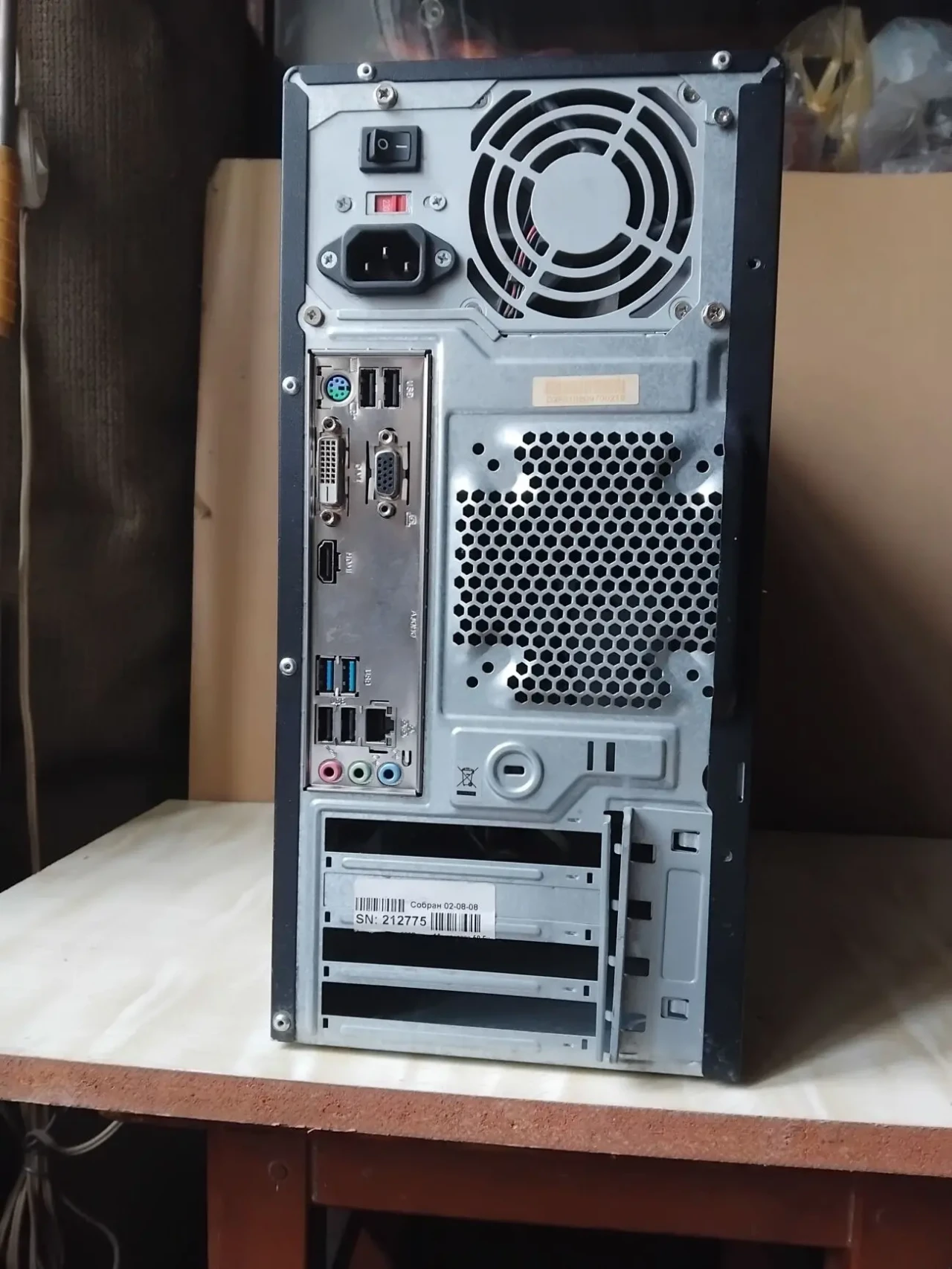 Систем блок ASRock H310M-HDV (Int Core i5-8400/2.8 ГГц/RAM8Гб, 500Гб 2