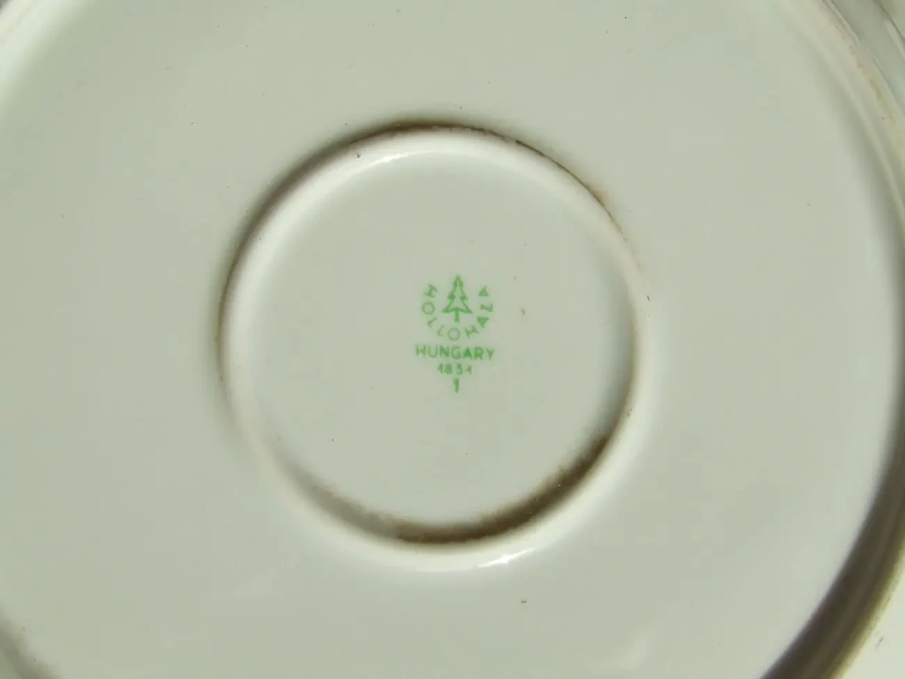 Фарфор тарілка настінна роз. 24 см. Гологазо Венгрія 1950 рр. ручна 6