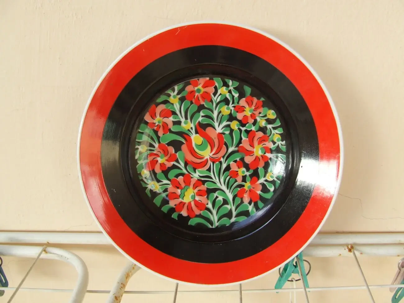 Фарфор тарілка настінна роз. 24 см. Гологазо Венгрія 1950 рр. ручна