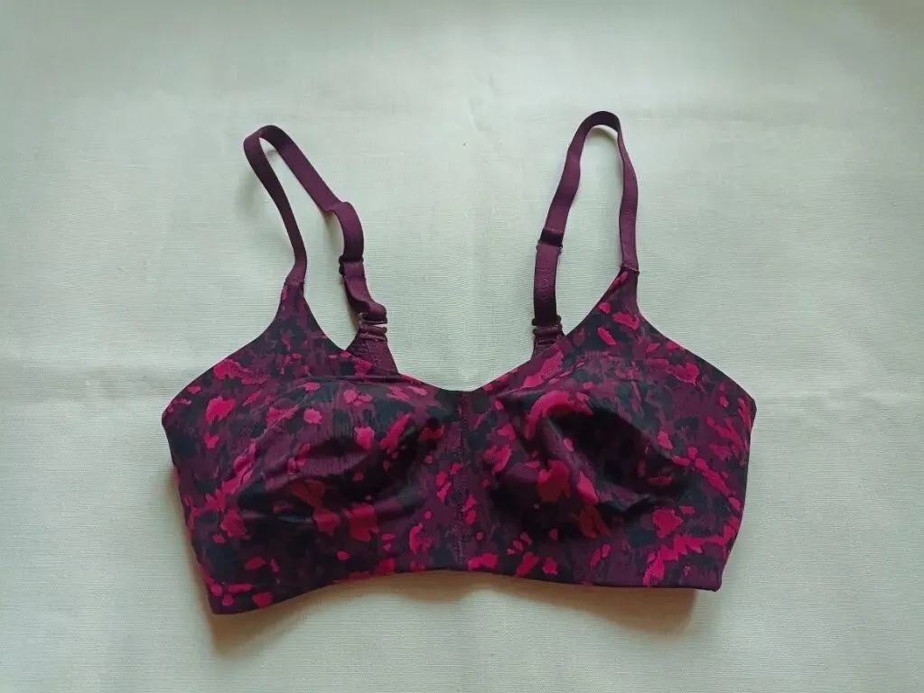 Marks Spencer EUR 70C Бюстгальтер бесшовный без косточки фуксия в прин 6