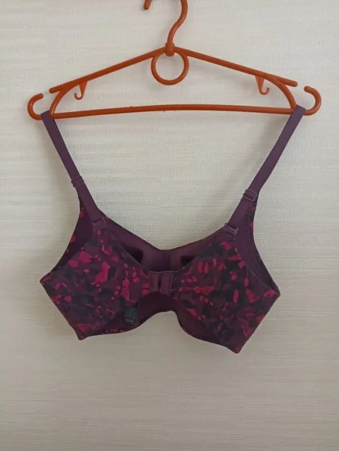 Marks Spencer EUR 70C Бюстгальтер бесшовный без косточки фуксия в прин 5