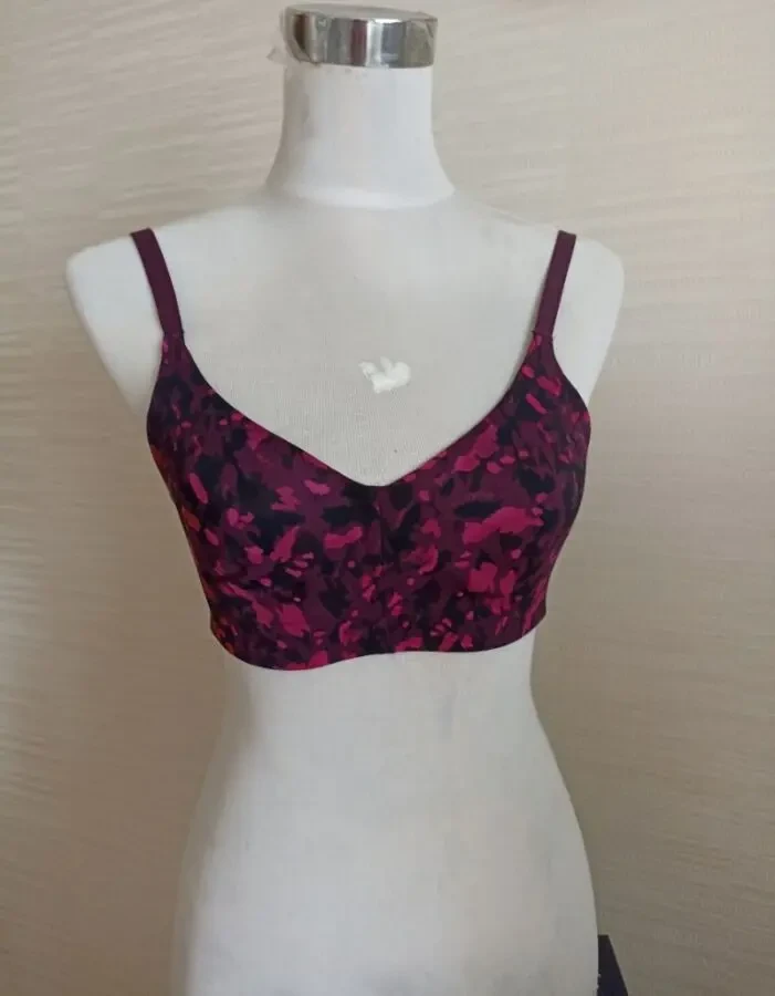 Marks Spencer EUR 70C Бюстгальтер бесшовный без косточки фуксия в прин 2