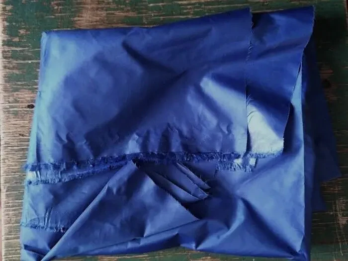 Ткань новая болонья зонтичная синий цвет 7