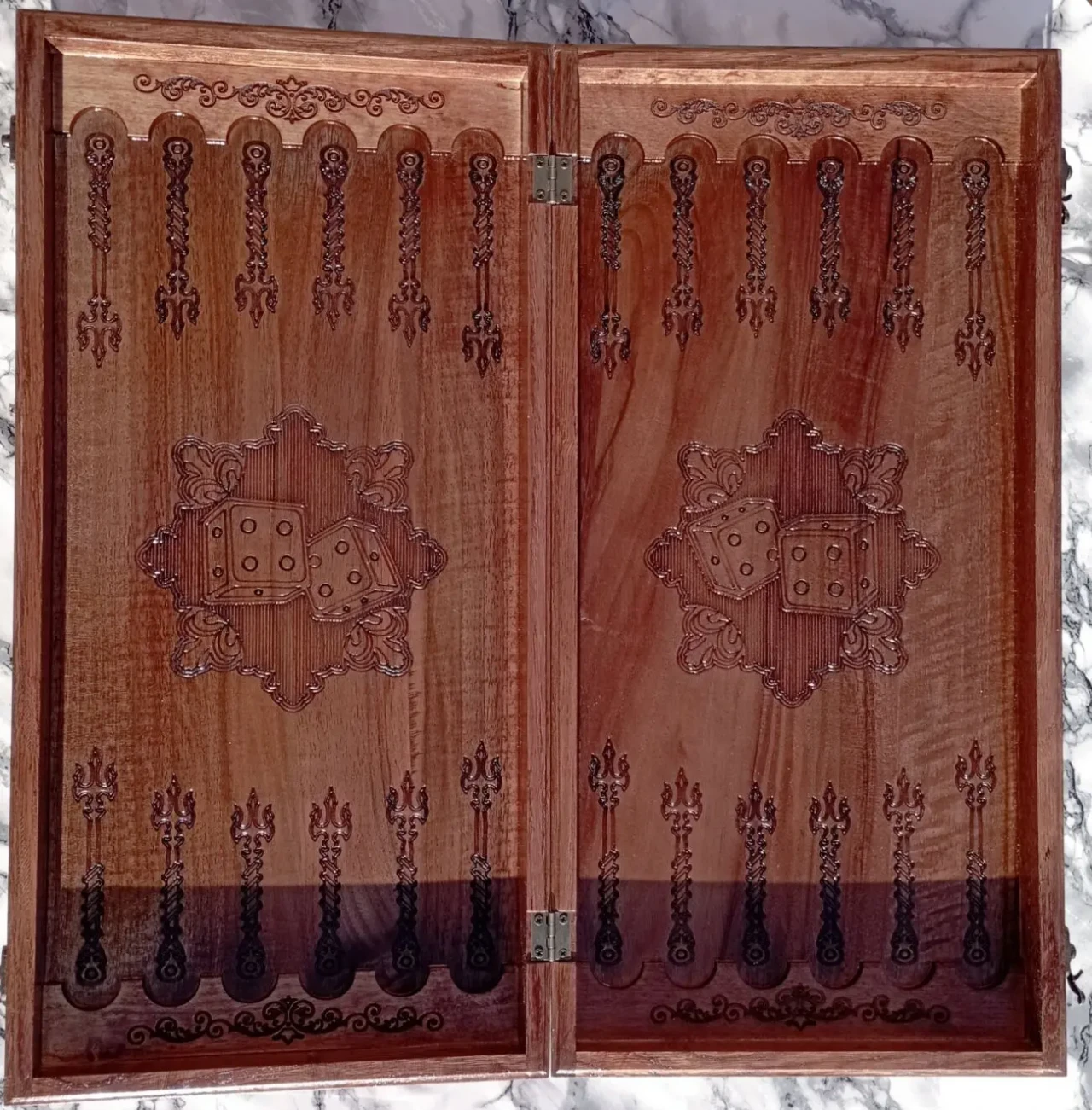 Шахи шашки нарди Королівська лілія 55х55см 10