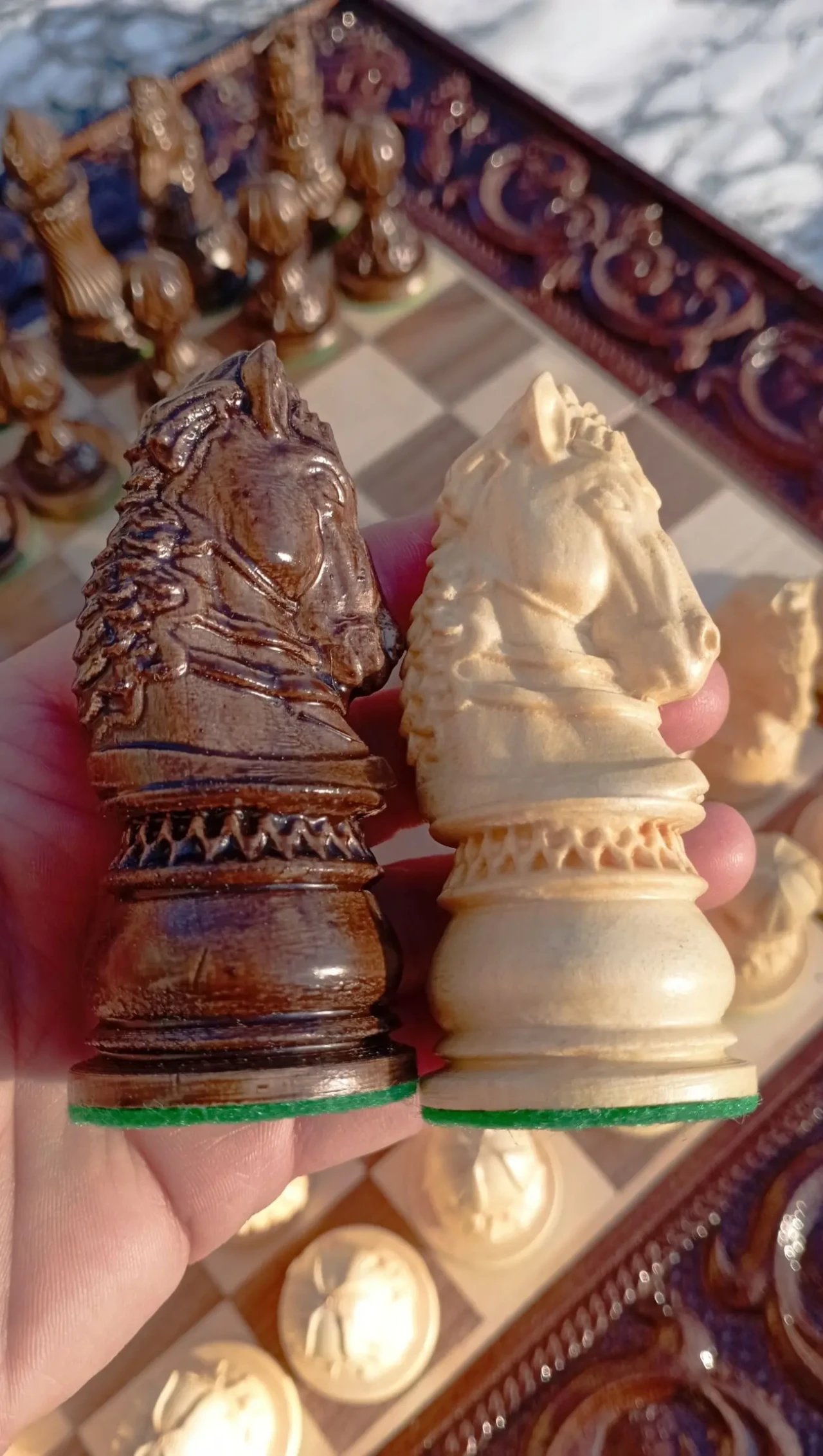 Шахи шашки нарди Королівська лілія 55х55см 2