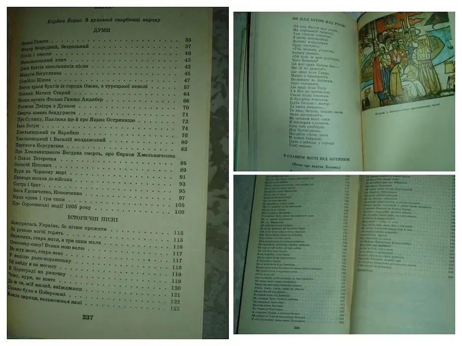 УКР. НАРОДНІ ДУМИ ТА ІСТОР. ПІСНІ. Збірник. Київ, 1990. 239 с. НОВА кн 5