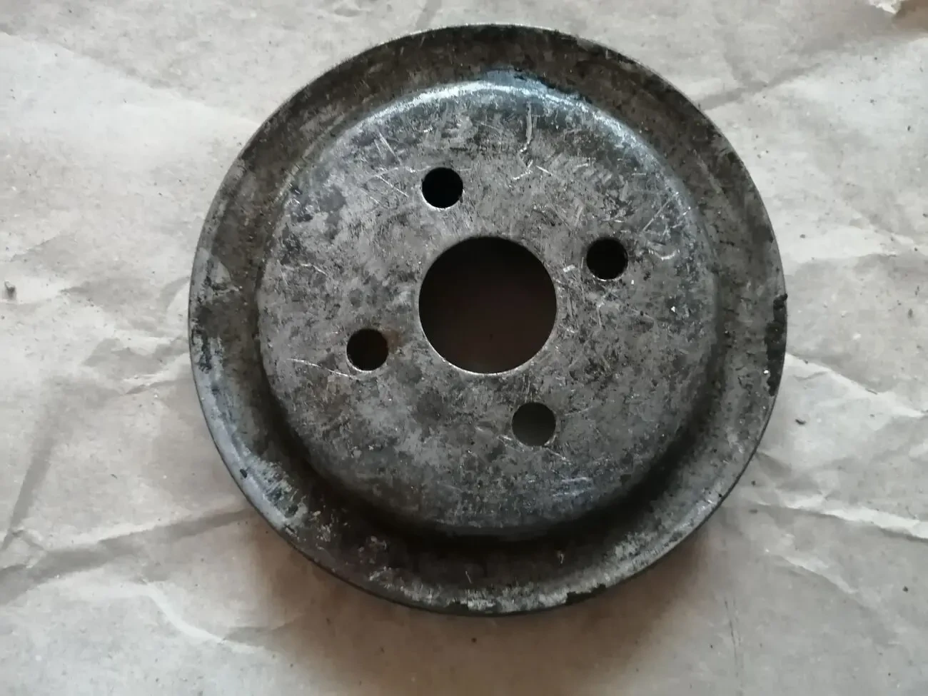 Шкив помпы 131 мм 2