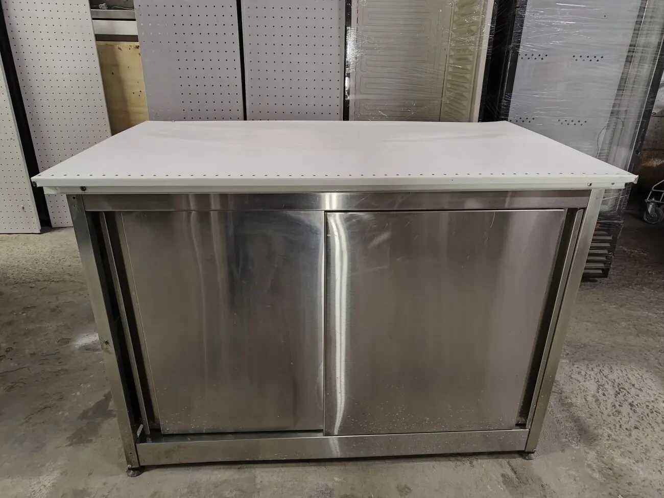 Стіл тумба із нержавійки, нержавіючий стіл, тумба із нержавійки 5