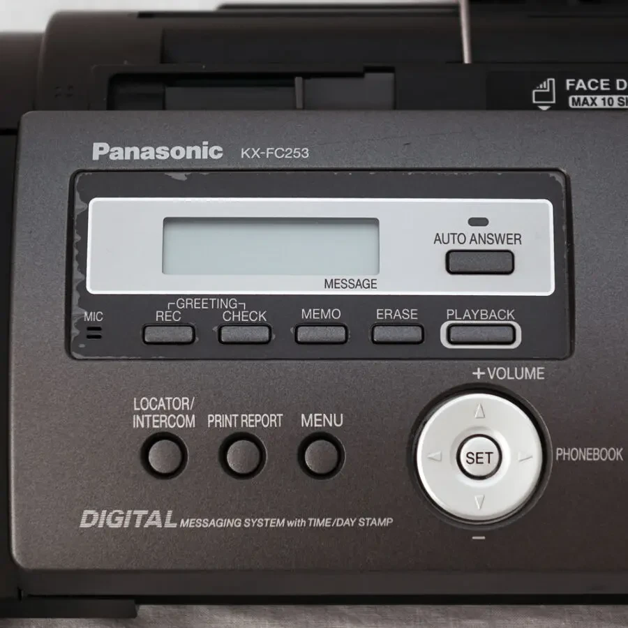 Факсимільний апарат PANASONIC KX-FC253UA факс телефон автовідповідач 7