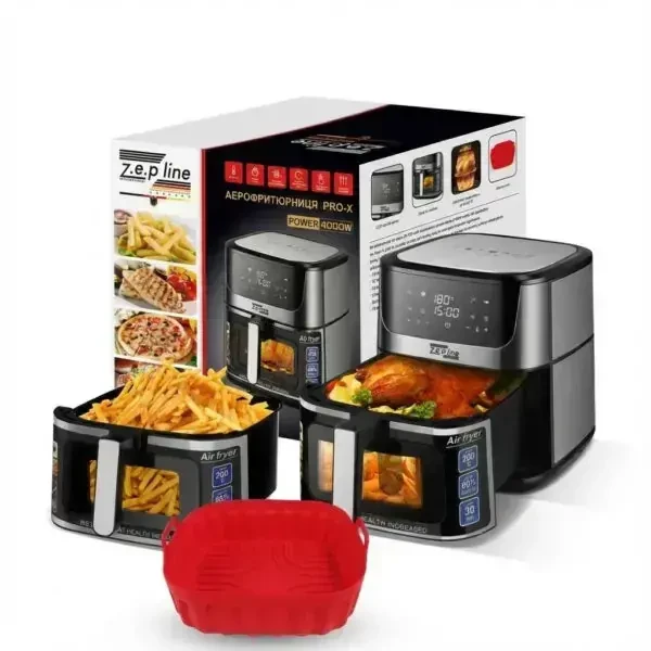 Мультипіч аерогриль Zepline ZP-127, 12 л, 4000 Вт, 12 програм 2