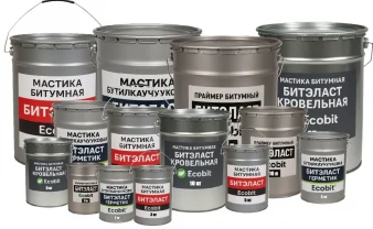 Битумная мастика БИТЭЛАСТ Ecobit ДСТУ Б В.2.7-108-2001