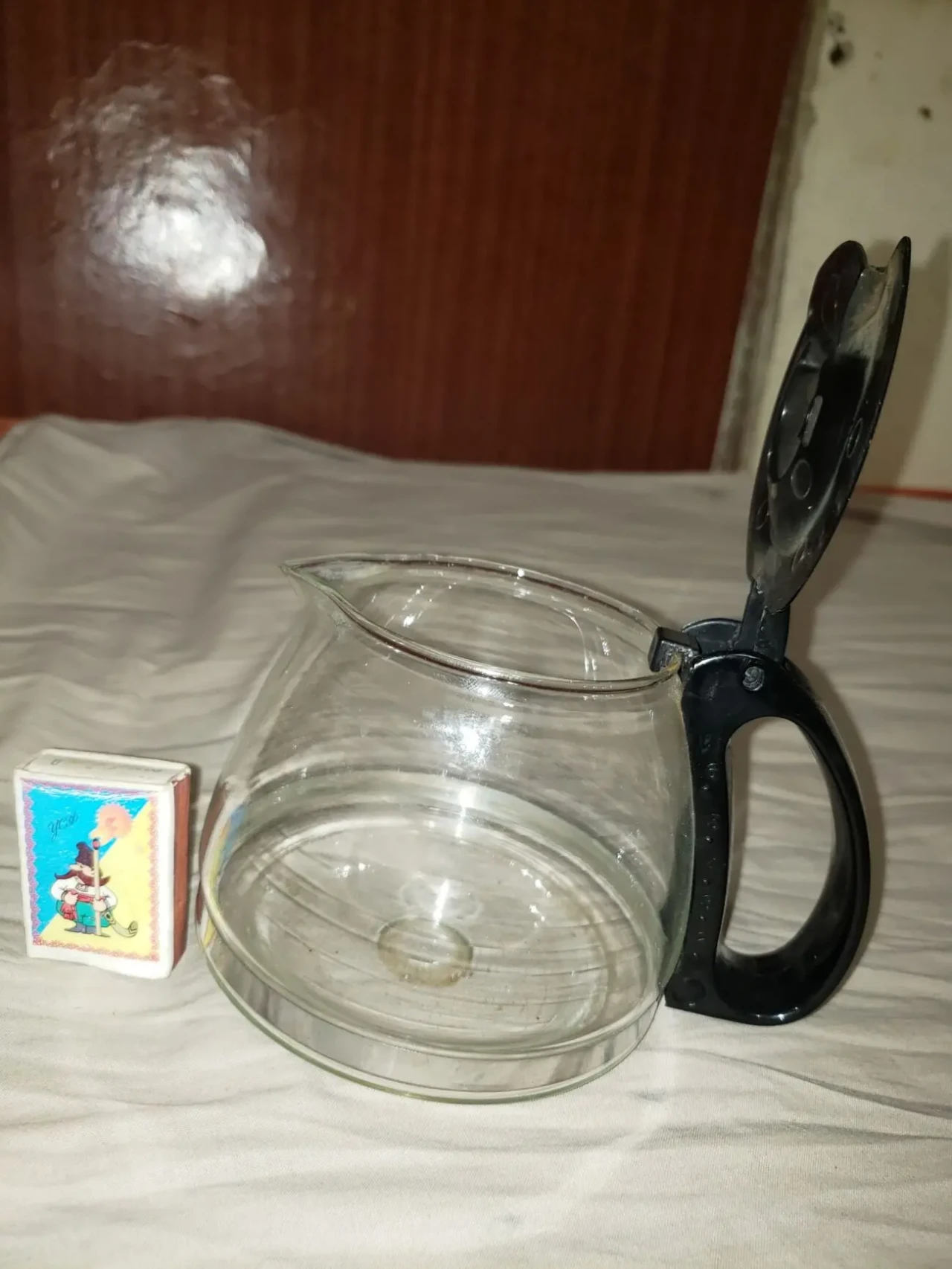 Стеклянная колба заварник с крышкой, для кофемашин. 2