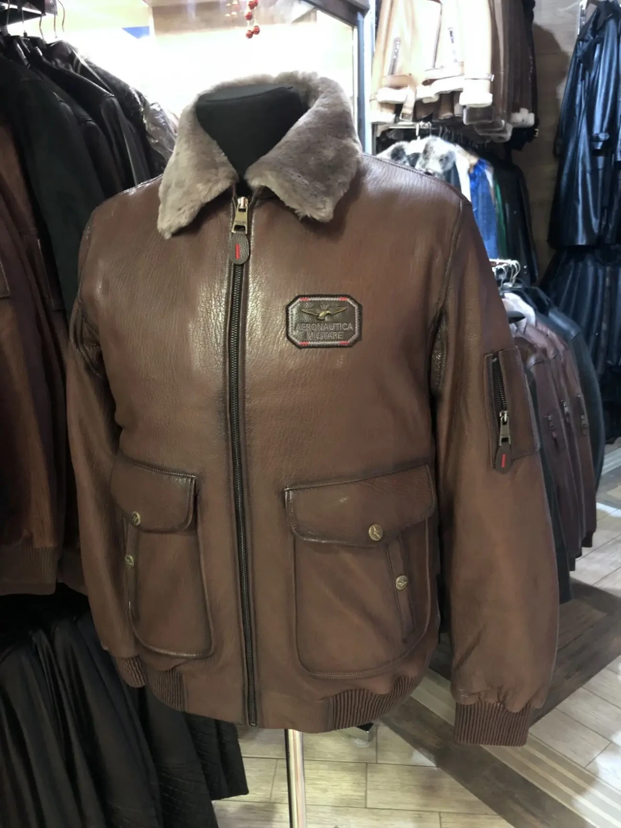 Дублянка чоловіча,Аеронафтіка бомбер зимовий,куртка 7