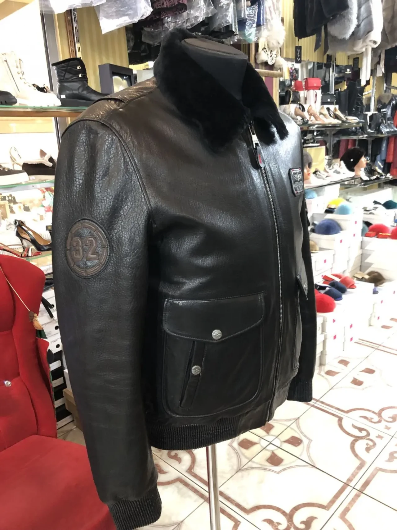 Дублянка чоловіча,Аеронафтіка бомбер зимовий,куртка 3