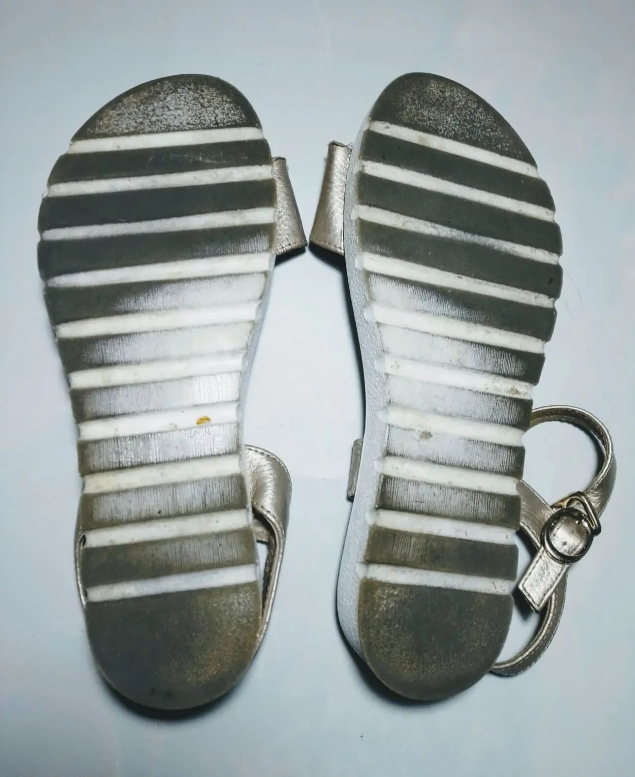 Босоножки 39 25.5 бежевые розовые, белая подошва ровная, кожа, кожзам 2