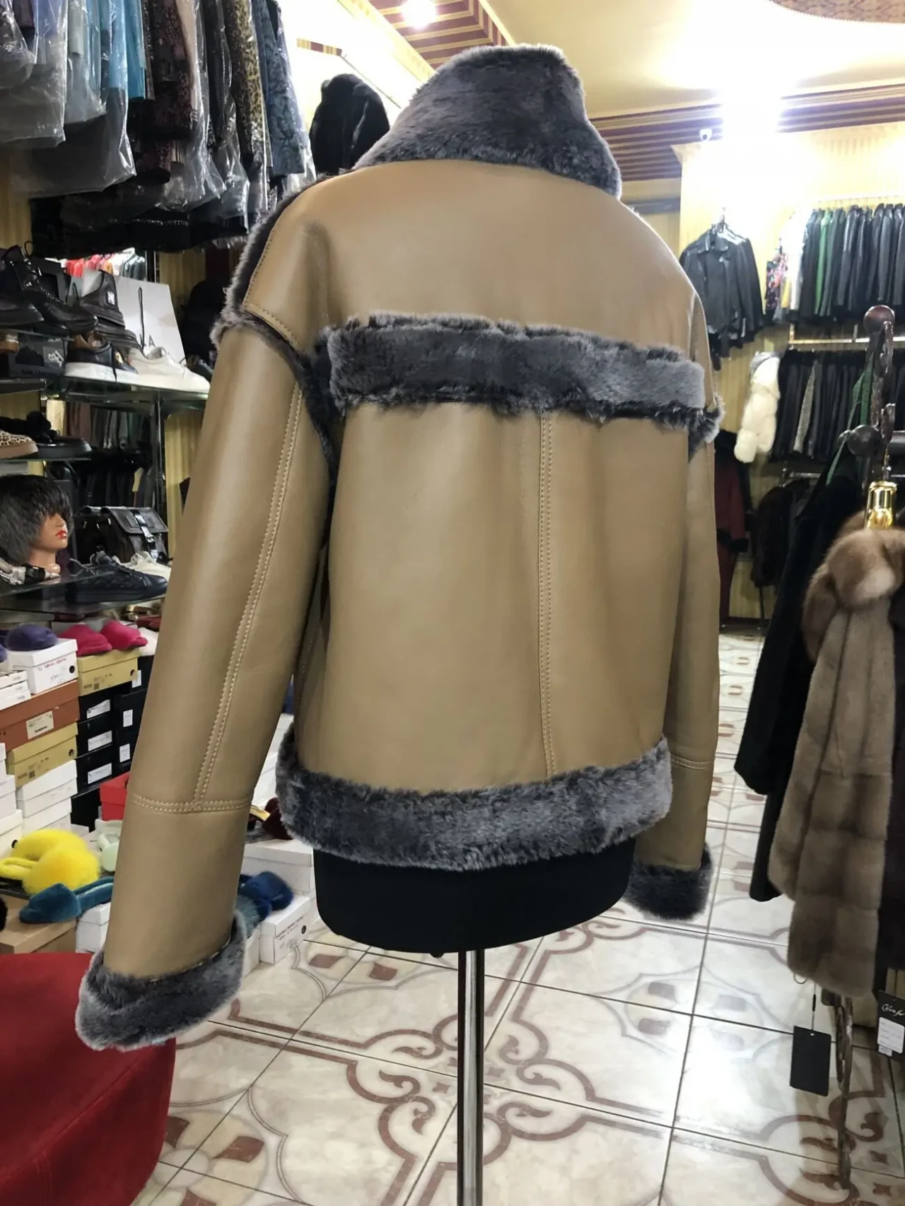 Дублянка коротка пілот,рижа,оливкова,автоледі 5