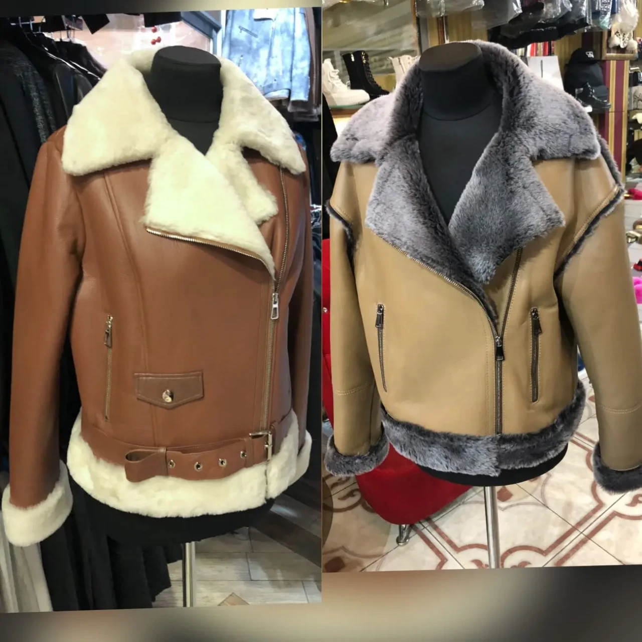 Дублянка коротка пілот,рижа,оливкова,автоледі