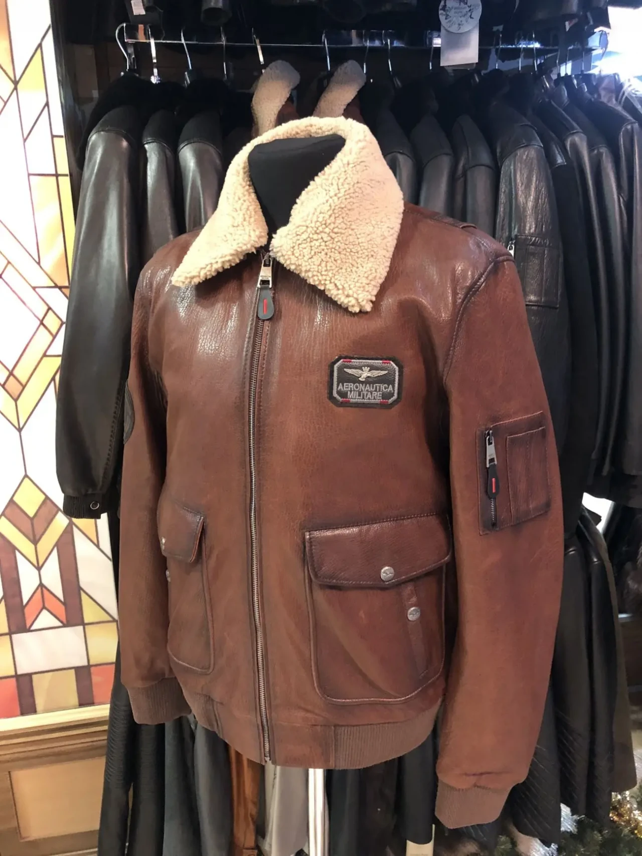 Чоловічі дублянки бомбери,аеронафтіка,зимова куртка 5