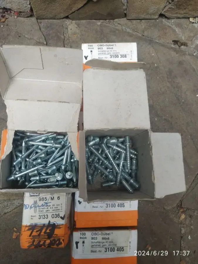 Дюбель М6х30мм М8х30мм OBO Bettermann арт.3100308 3