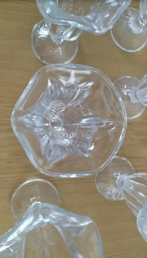 Винтажные стаканы для мороженого 1960/70 3