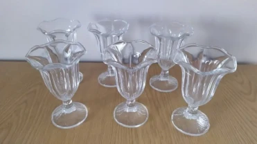 Винтажные стаканы для мороженого 1960/70