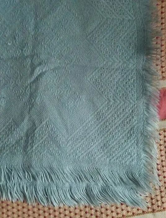 Платок хустка шерстяной с бахромой, приятный серый цвет,  раритет 6