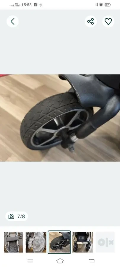 Продам дитячу коляску Hartan Racer GT серая б/у 3