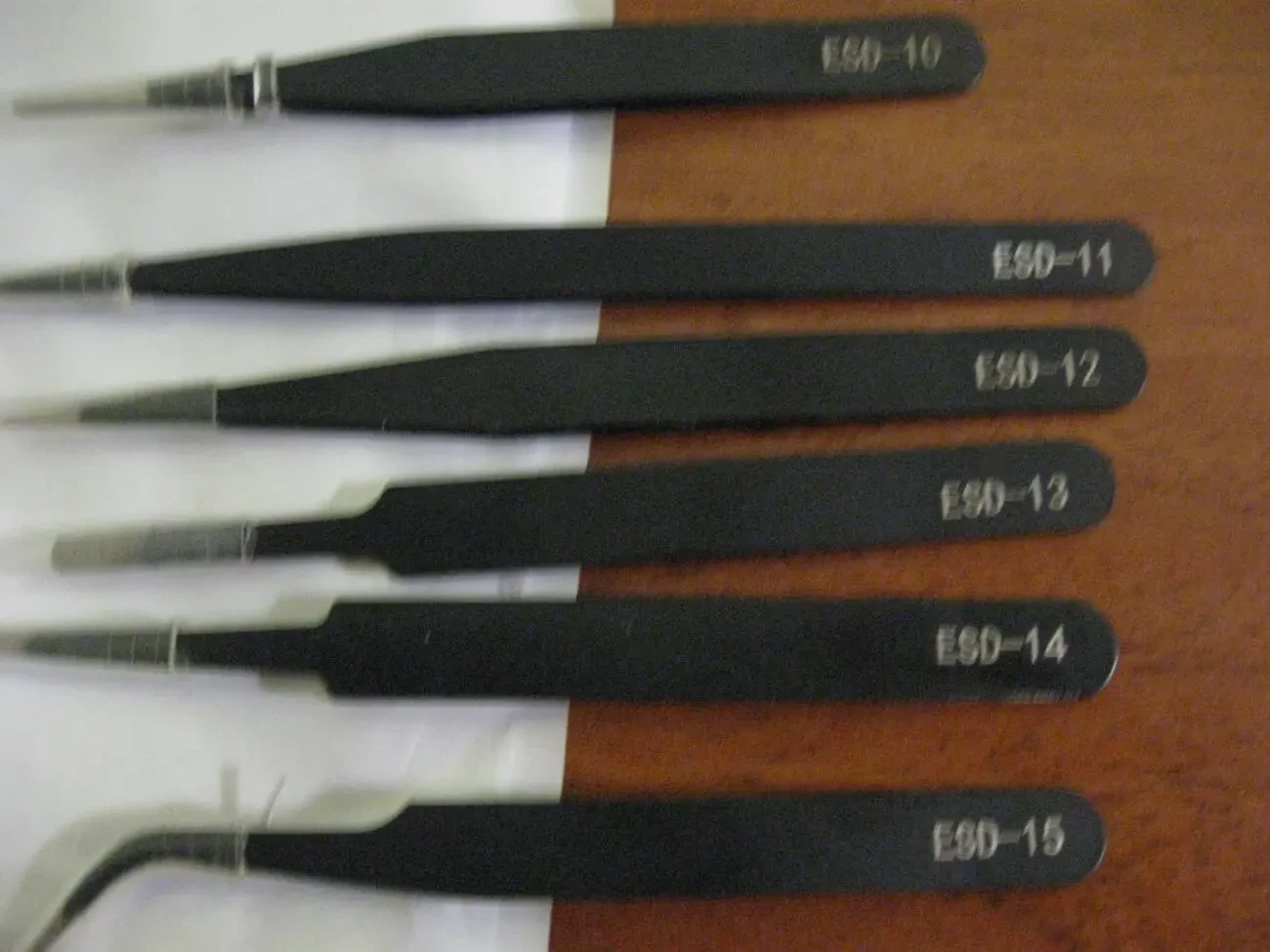 Набір пінцетів і щипчики для вій, все нове 4