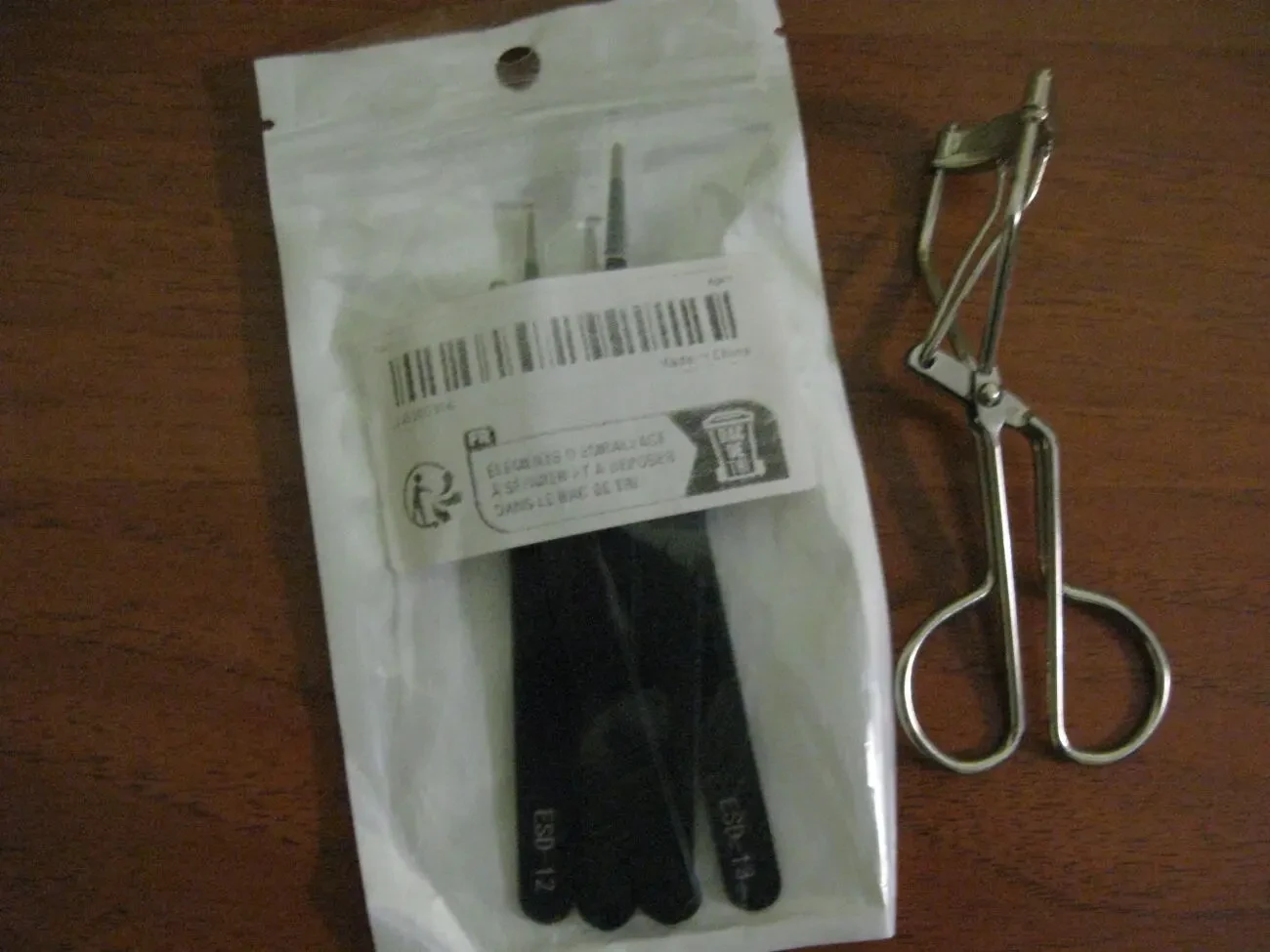 Набір пінцетів і щипчики для вій, все нове 7