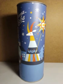 Баночка картон дизайн рождество во львове, маланка, звезда, елка