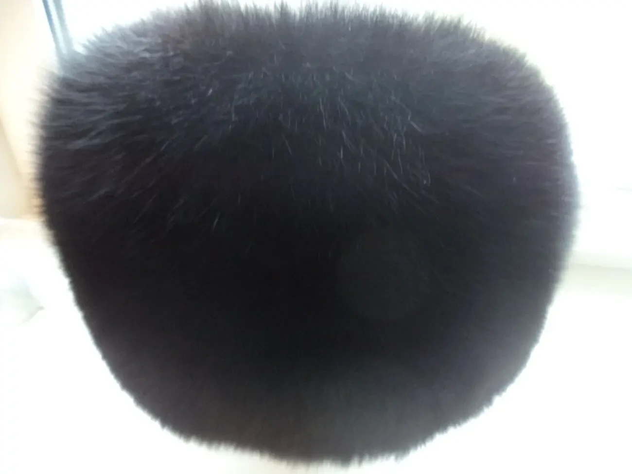 Шапка меховая из чернобурки унисекс 7