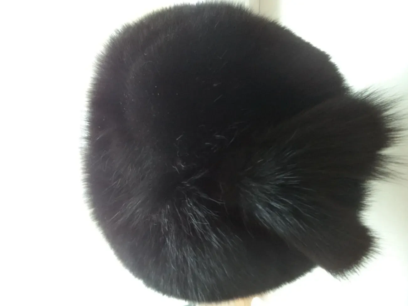 Шапка меховая из чернобурки унисекс 2